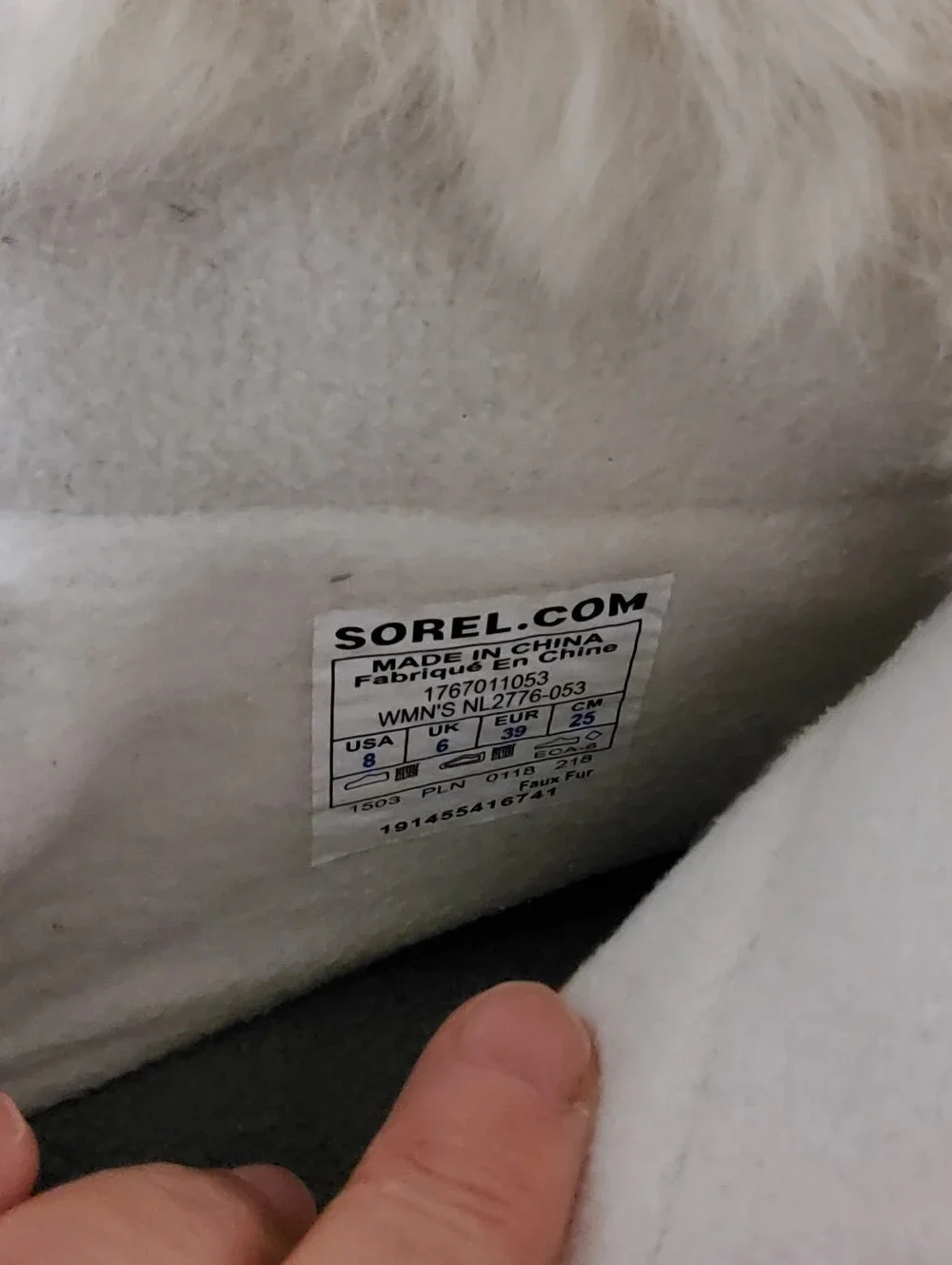 Sorel, Whitney, Quarry/Bright Rose, Waterproof Snow Boots, Size 8 - Picture 9 of 11